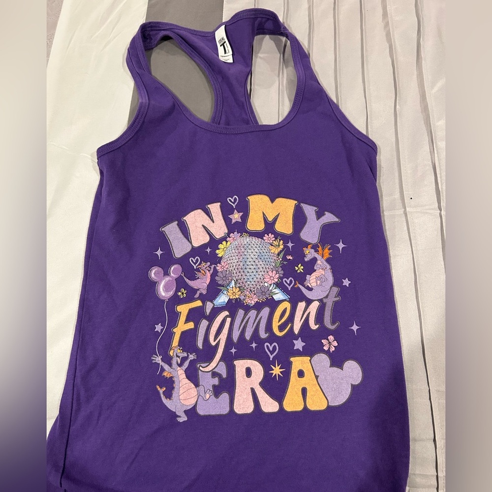 Epcot Disney Figment Graphic Tank Top